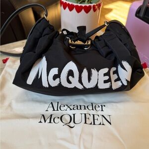 Alexander McQueen ✨ Mini Bundle Graffiti Logo Shoulder Bag